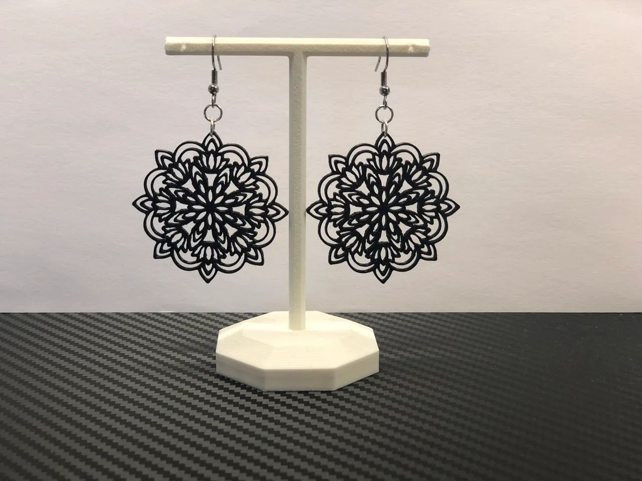 Mandala earrings 0.4 nozzle no AMS view 2
