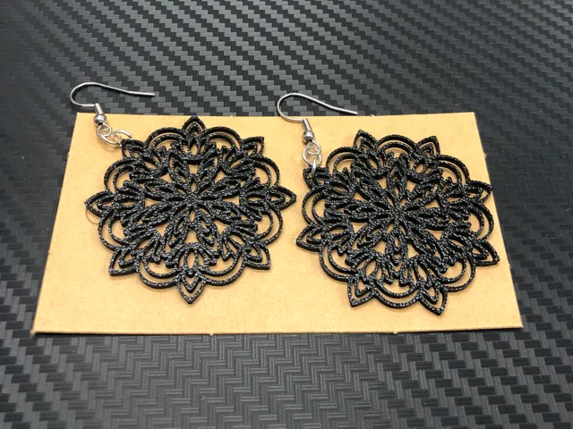 Mandala earrings 0.4 nozzle no AMS