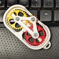 Porte-clés fidget à engrenages — photo 2