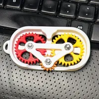 Porte-clés fidget à engrenages — photo 3