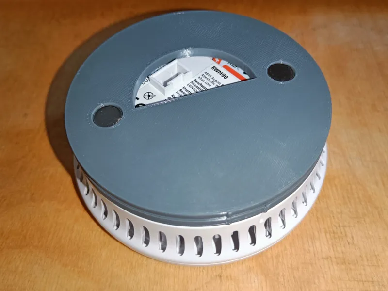 Magnet adapter for Abus smoke detector (RWM90)