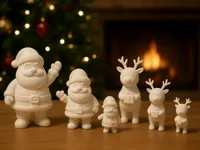 Père Noël et son renne — photo 1