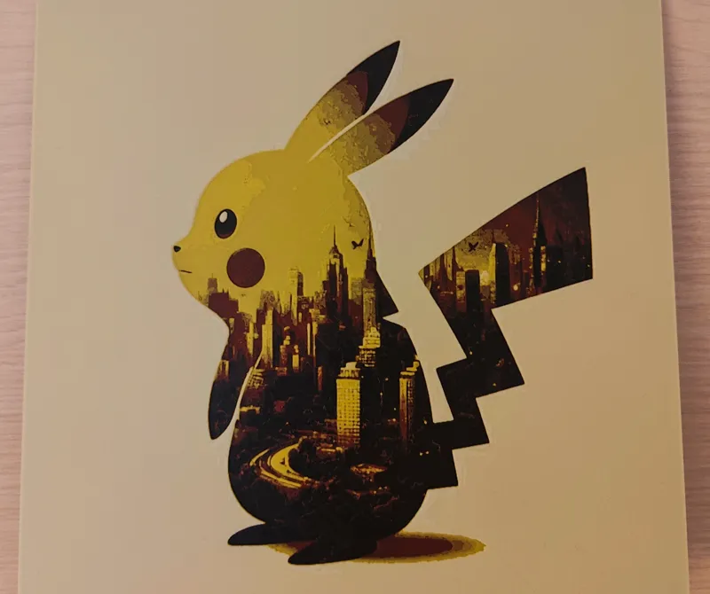 025 Pikachu - Pokemon gen1 - Hueforge