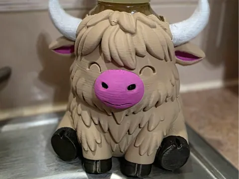 Soporte: Highland Cow BBW Soap Holder — referencia de MakerWorld