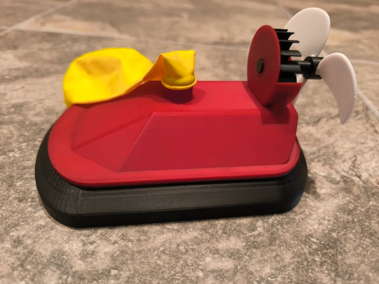 Balloon Hovercraft MK3 With Working Propeller view 4