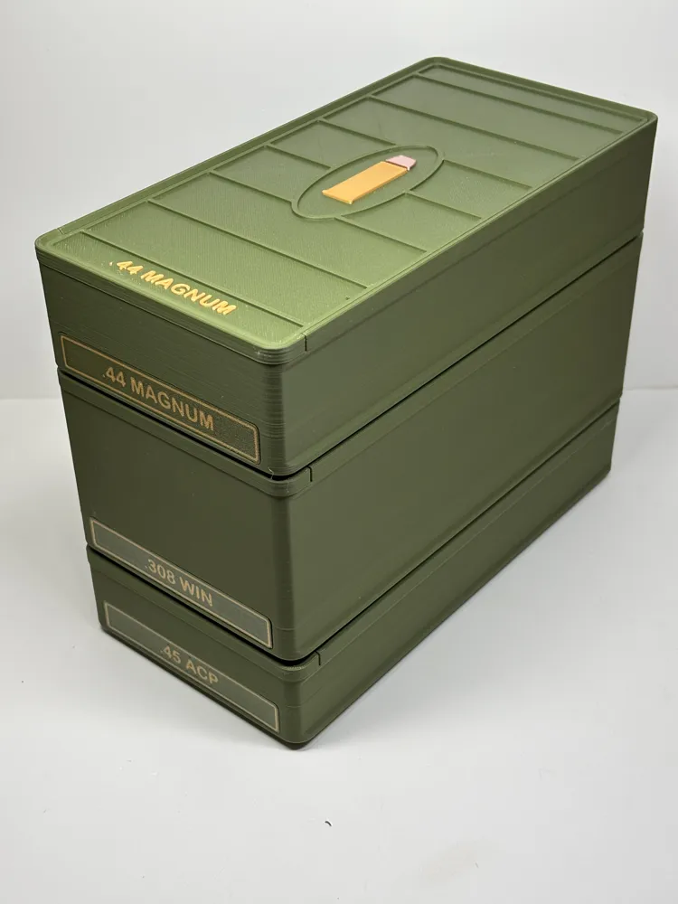Ammo Storage Box - .308 WIN / 7.62x51mm - 105 Rnd - Free 3D Print Model ...
