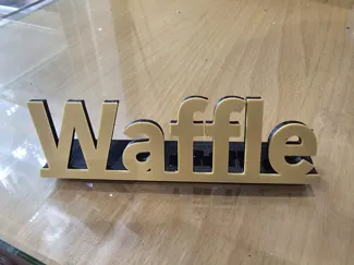 waffle banner