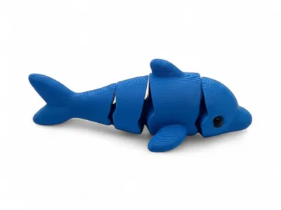 Cute Flexi Blue Fish – Articulated
