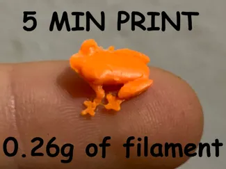 Mini Frog Buddy, Fast Print!