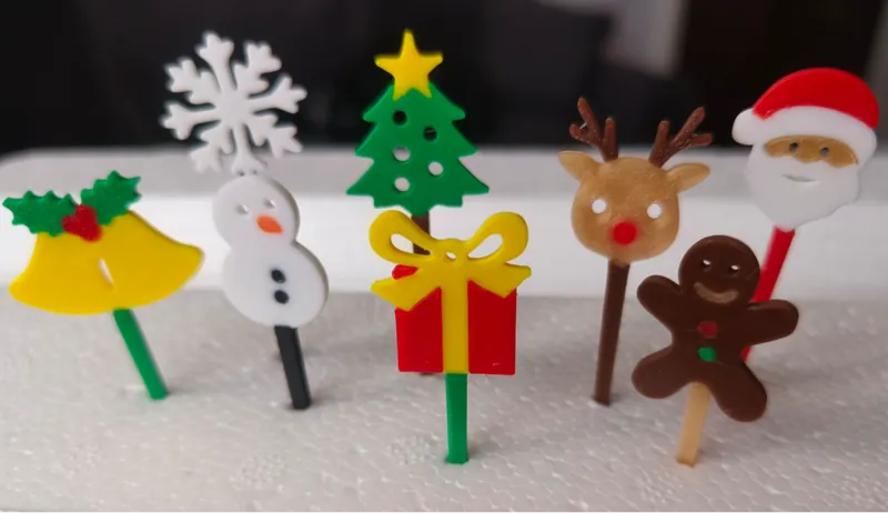 Christmas themed Toothpicks