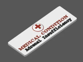 Medical Tag Adrenal Insufficiency