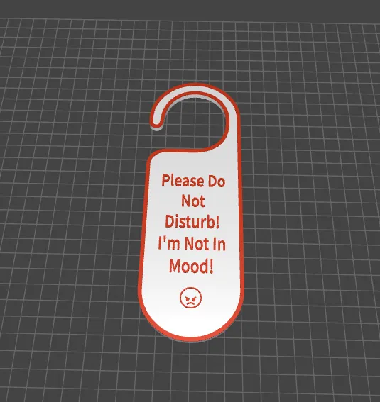 Please Do Not Disturb I'm not in mood!