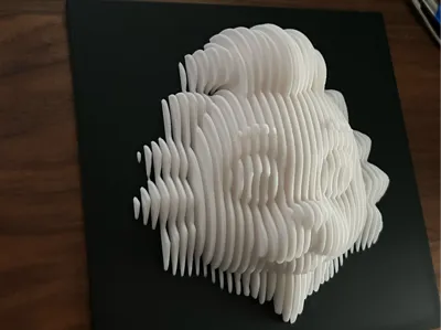 Lion Layered Sculpture