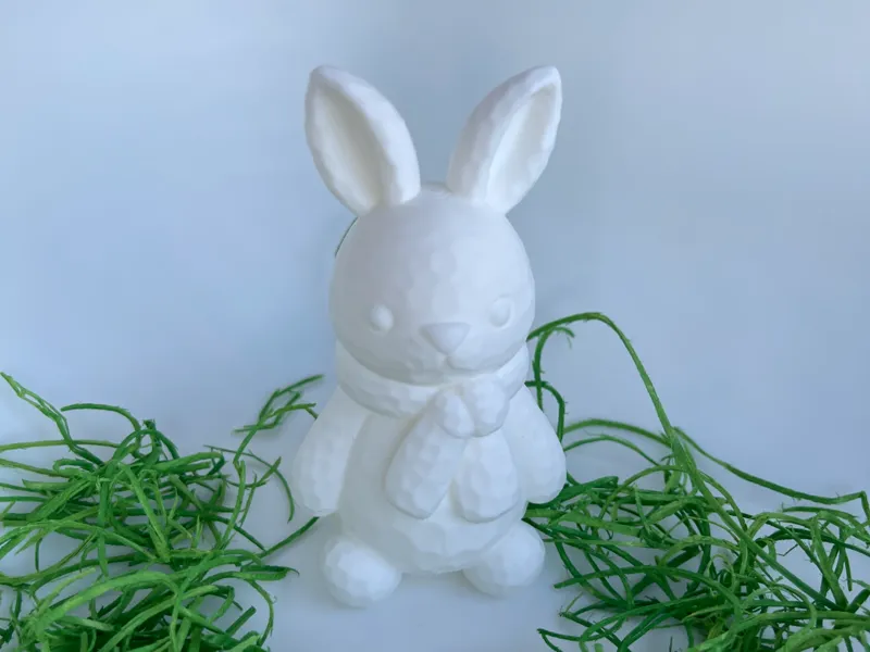 Hase mit Schal