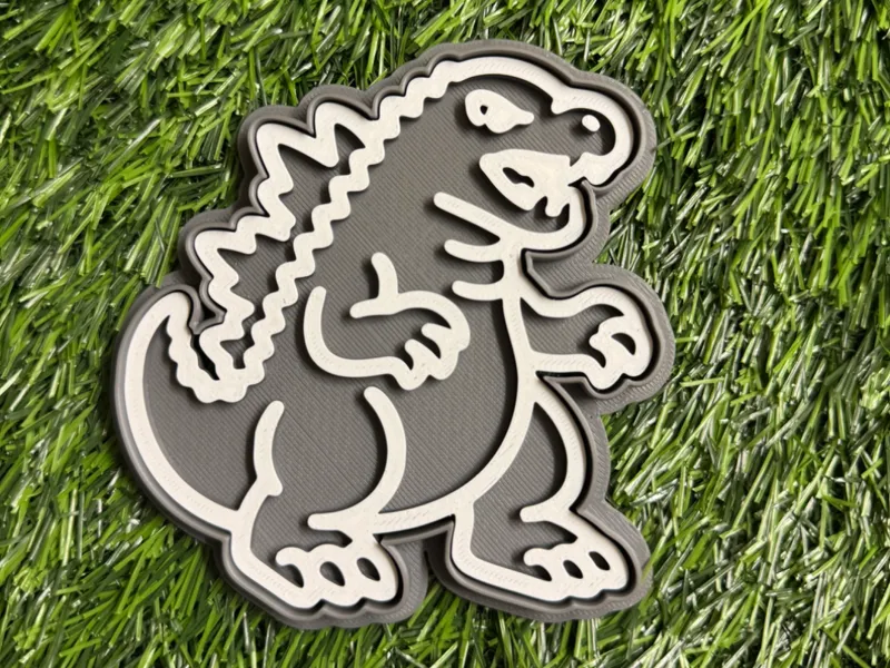 Godzilla cookie cutter 