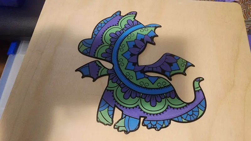 Baby Dragon Mandala