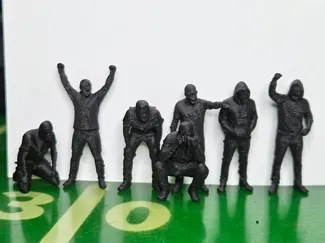 1:64 Male Car Meet Various Poses