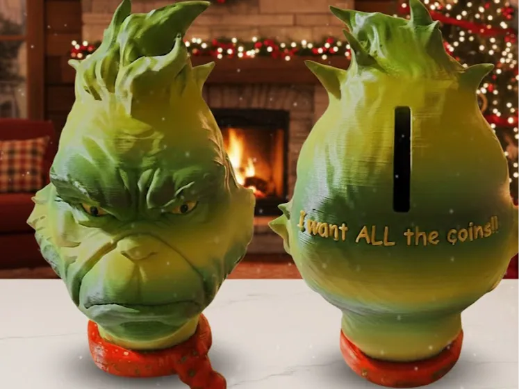Grinch Piggy Bank!