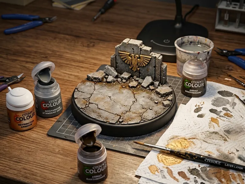 40mm Imperium Base for Space Marines 40k