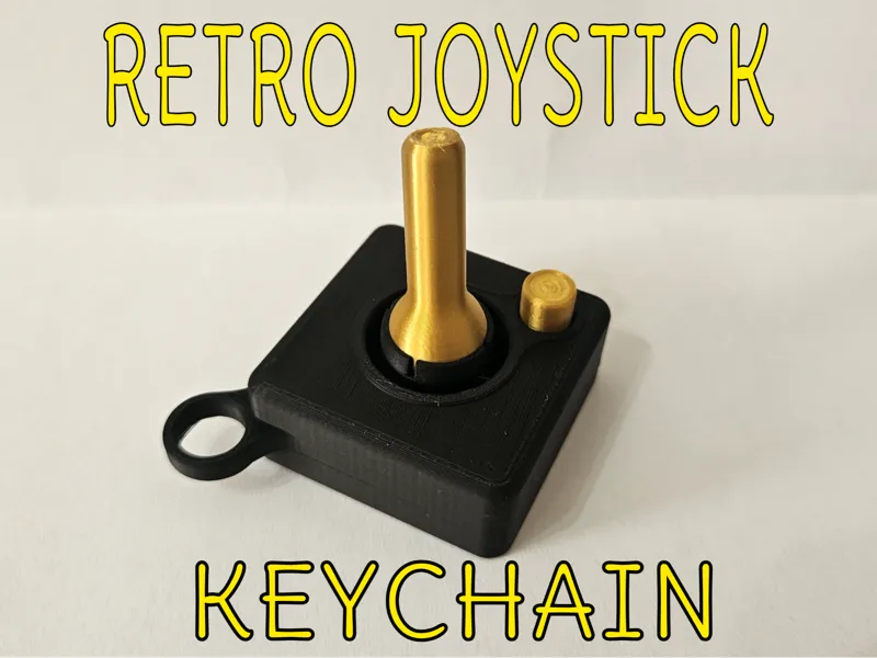 Retro Joystick Keychain