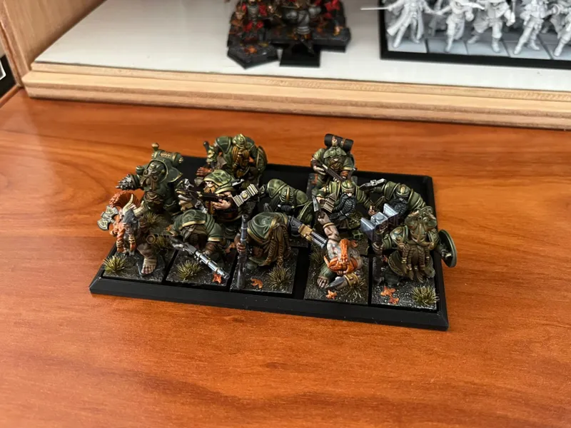 Bandejas movimiento miniaturas 25mm 5x3 5x4