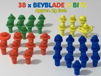 38 Beyblade X Bits Pack: All Types