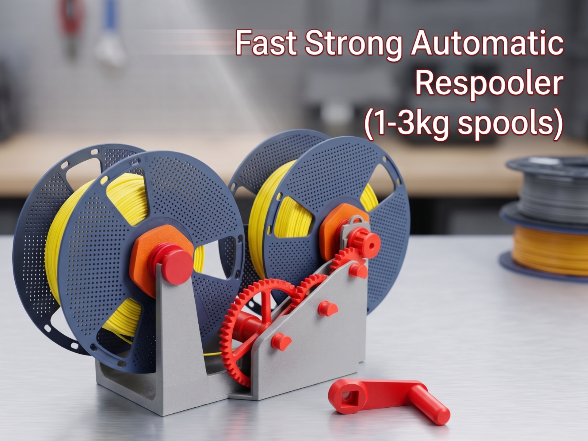 Fast Strong Automatic Respooler V2 (1-3kg spools) - 1