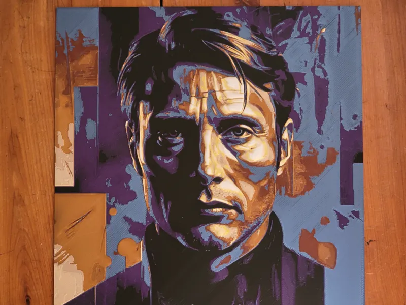 Mads Mikkelson - Hueforge/Chroma Canvas 200 x 200