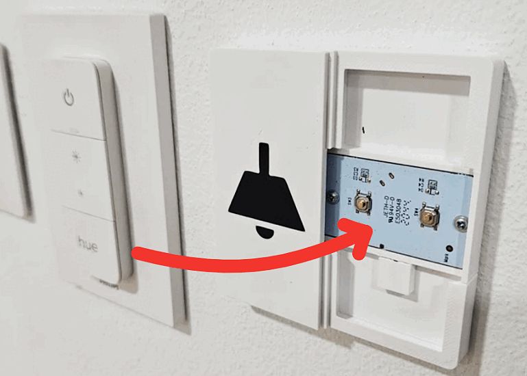 Philips Hue dimmer to dual wall switch