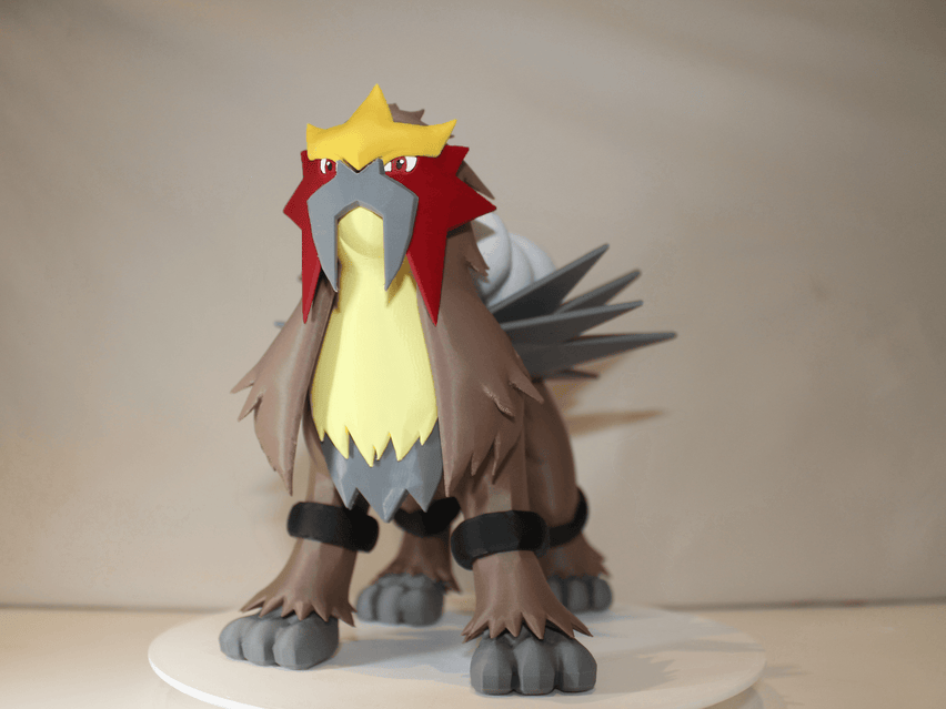 Entei Pokemon Multicolor Multipart NO AMS