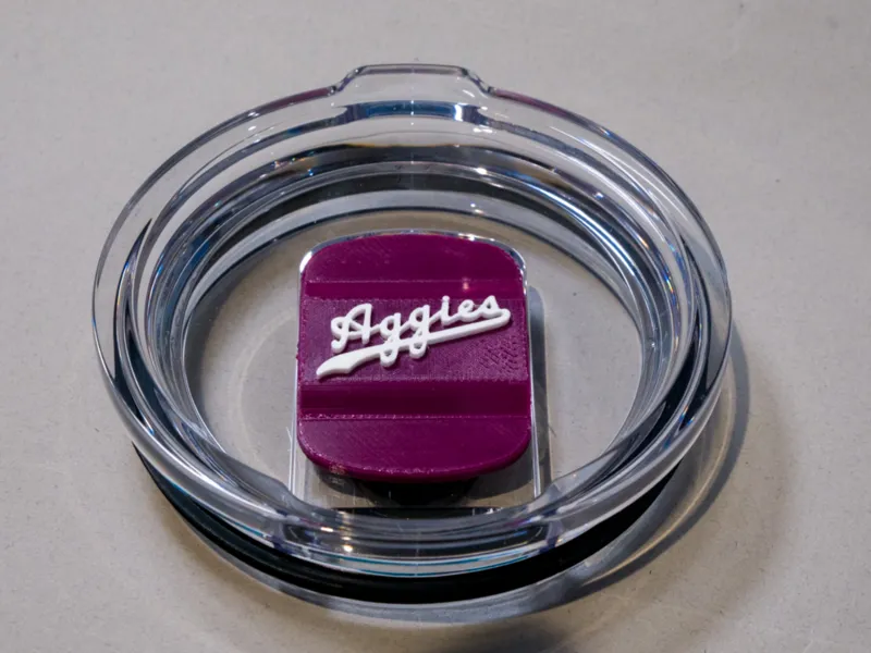 Texas A&M Yeti Magnetic Slider - "Script Aggies"