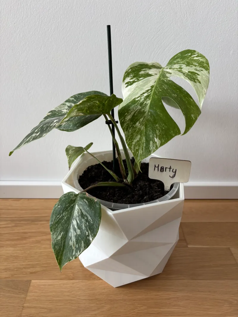 Lowpoly Flowerpot 18cm 