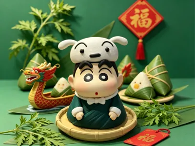 Crayon Shin-chan Dragon Boat Festival Limited Edition Zongzi Shin-chan