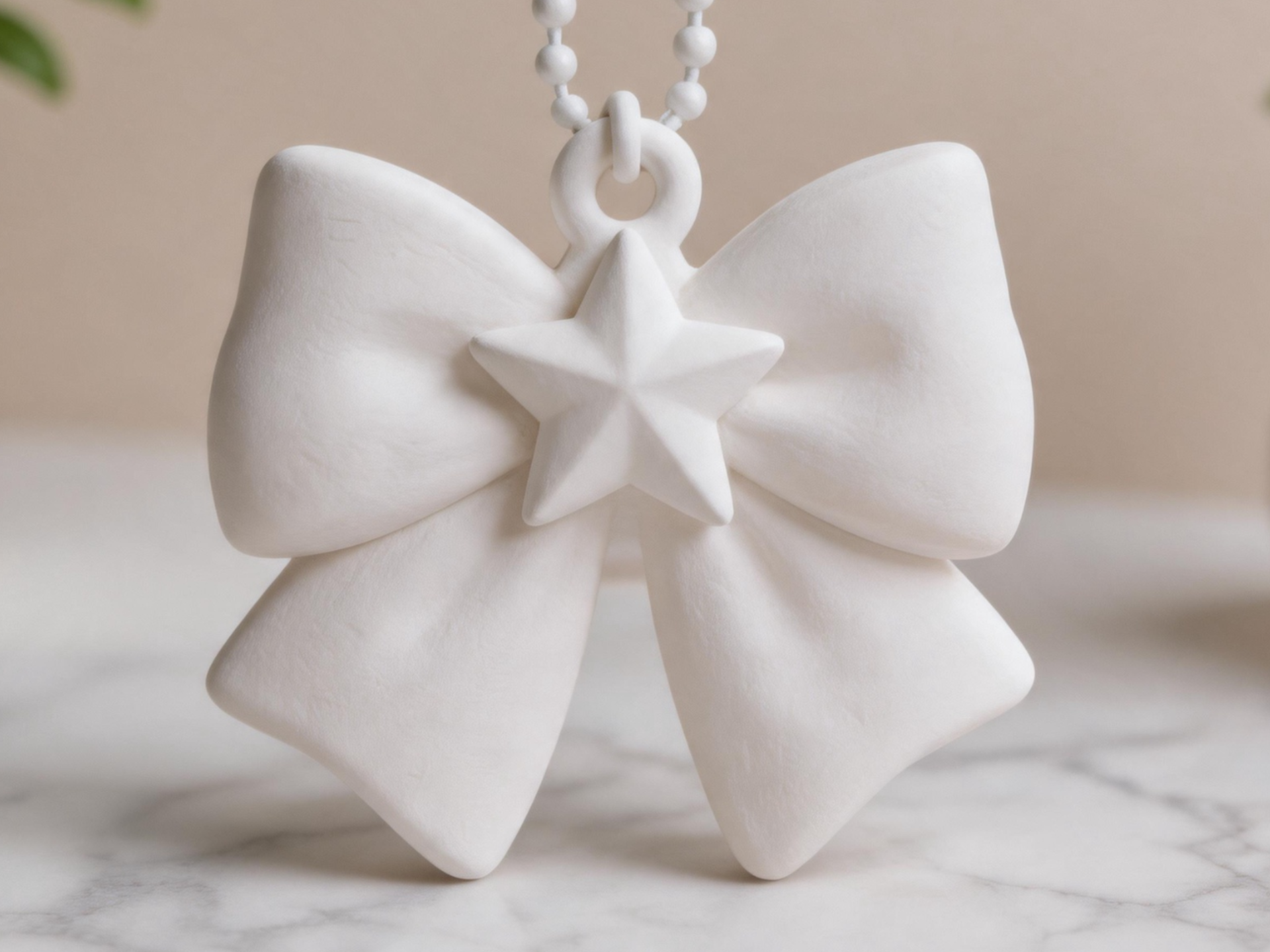 星星蝴蝶结挂饰 3D model