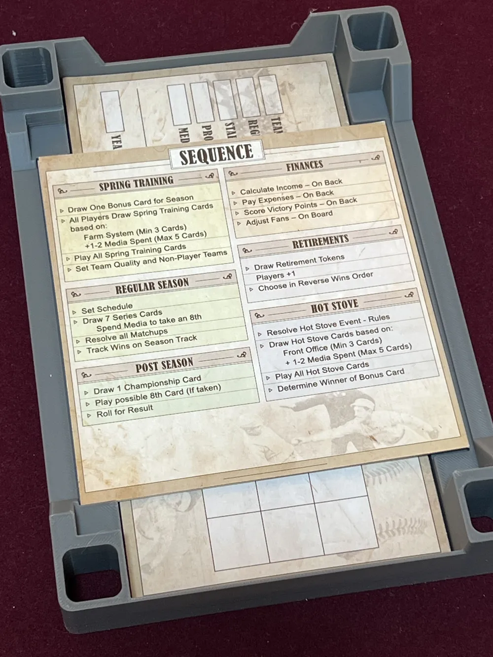 Lords of Baseball - Organizer Insert - Free 3D Print Model - MakerWorld