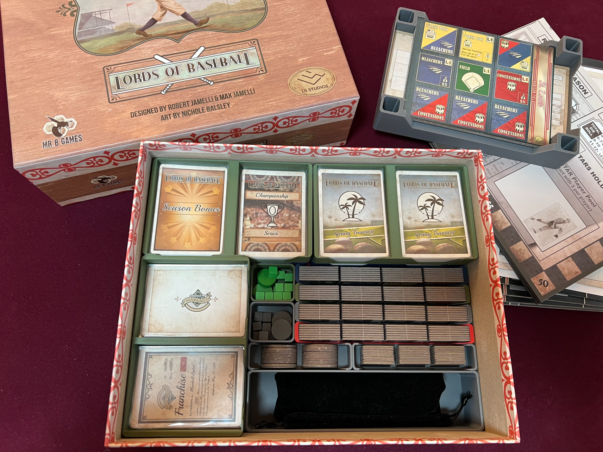 Lords of Baseball - Organizer Insert