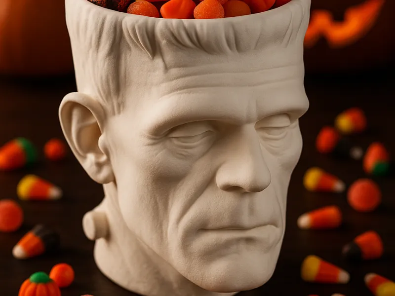 Frankenstein’s Halloween Candy Holder