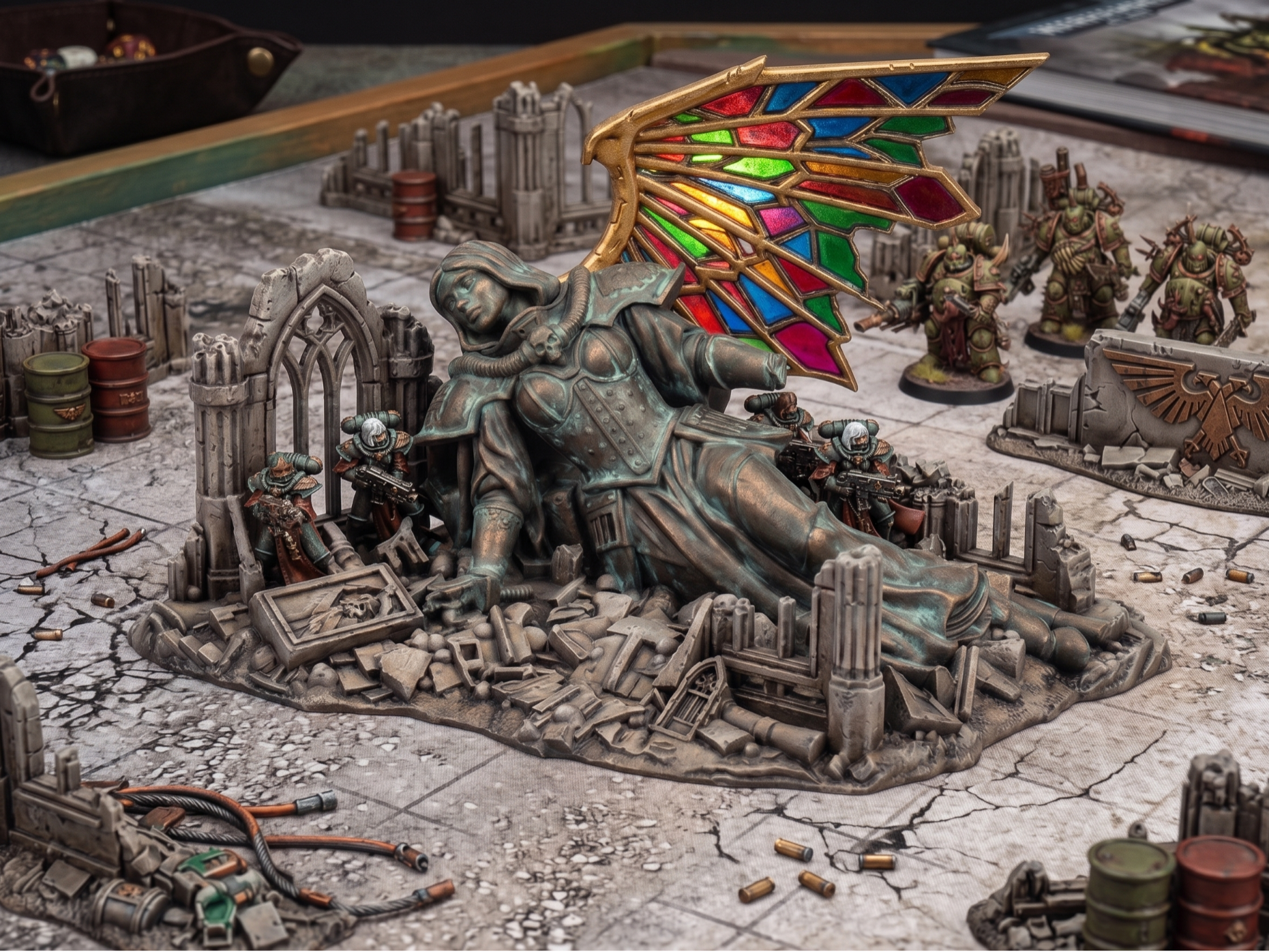 Warrior Sisters Ruined Sanctuary Wargaming Terrain - 1