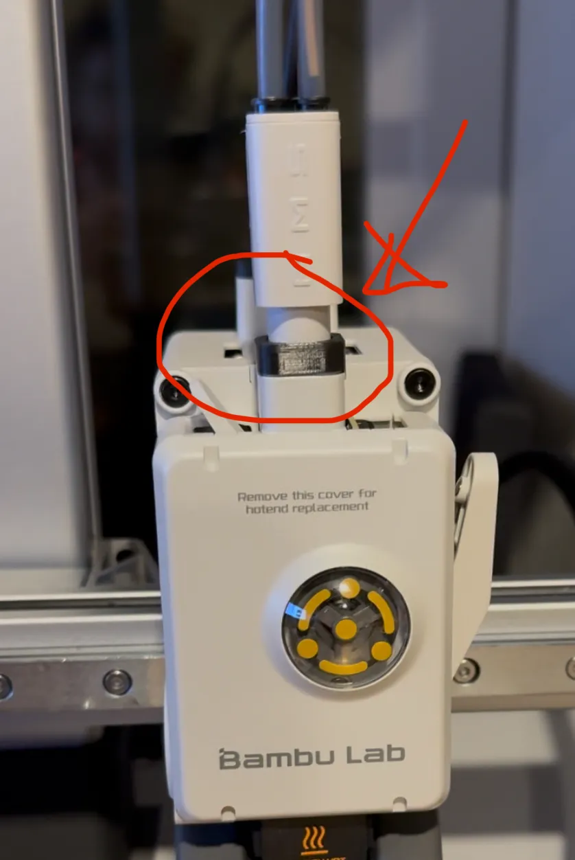 Bambu AMS Lite Filament Hub Connector view 2