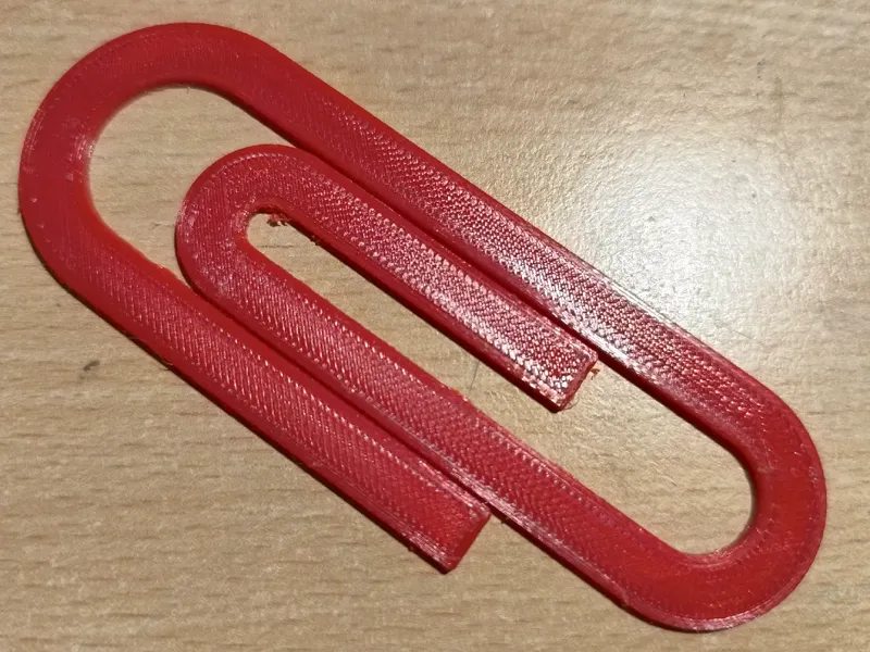 Huge paper clip