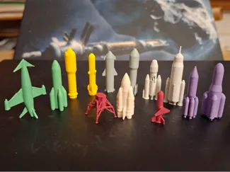 High frontier 4 All Ship stack crew miniatures