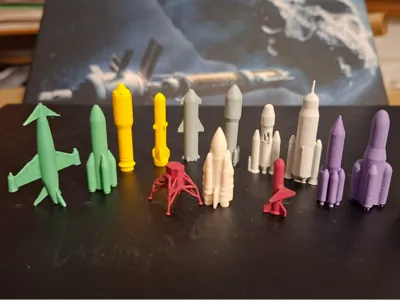 High frontier 4 All Ship stack crew miniatures