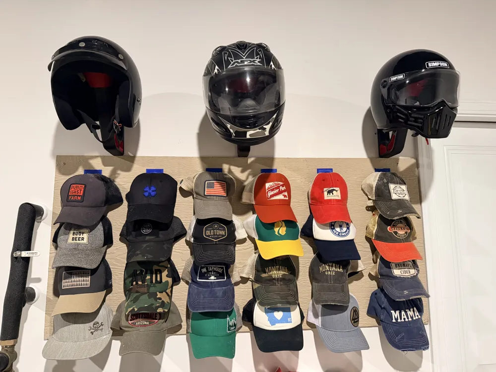 Hat Holder Wall Mount Rack - Free 3D Print Model - MakerWorld
