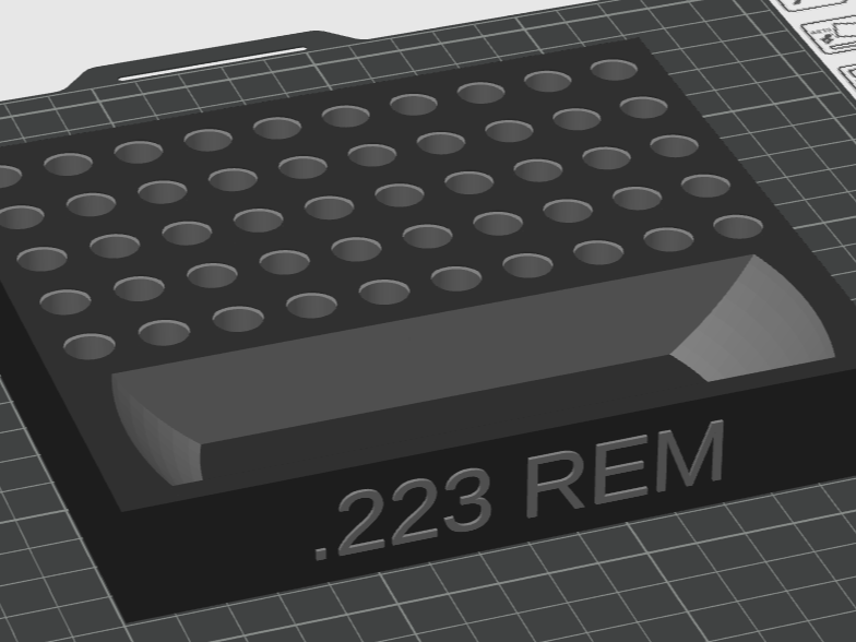 223 Remington Reloading Tray