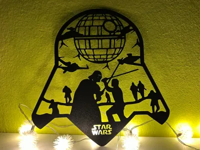 Star Wars Battle Wall Art