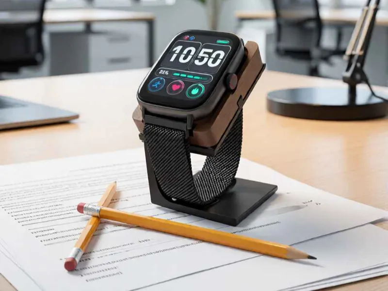 Stand with charge plug for FITPOLO smart watch