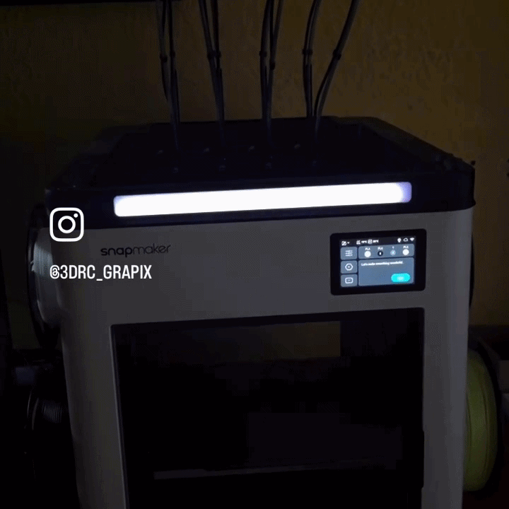 Snapmaker U1 Snapstatus LED Status Bar WLED ESP32