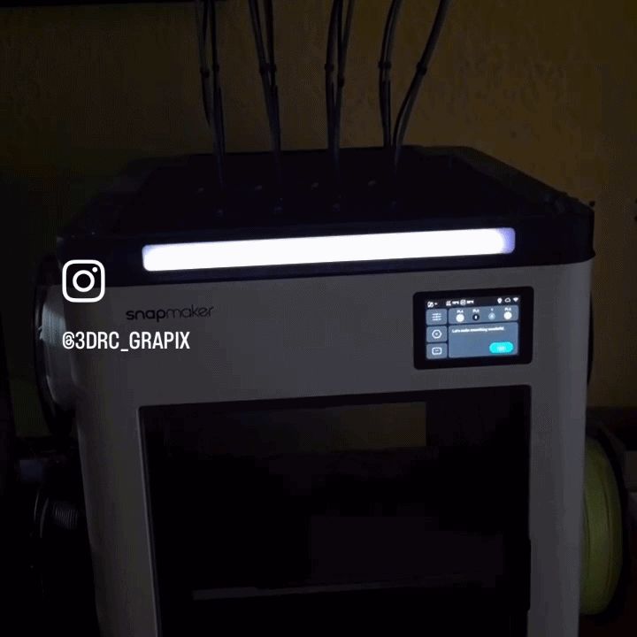 Snapmaker U1 Snapstatus LED Status Bar WLED ESP32
