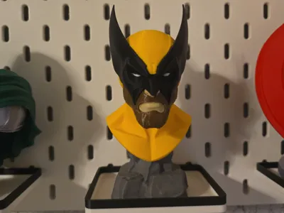 Wolverine figure on stand/base