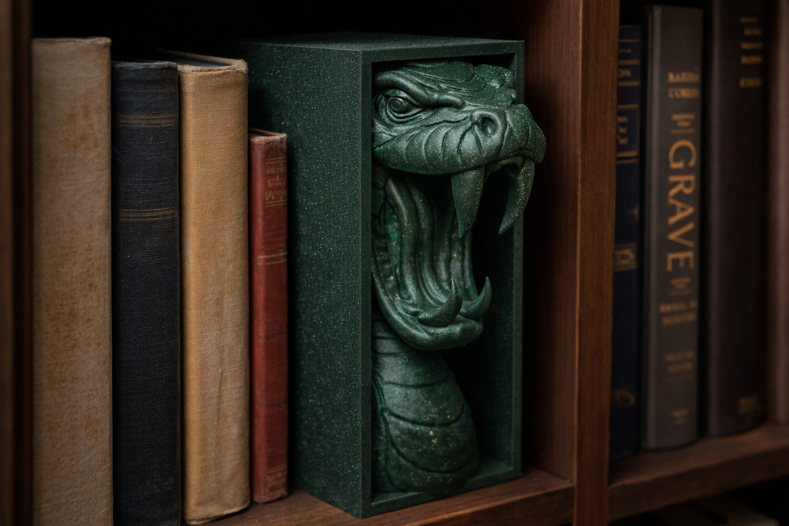 Miniatura 2 do modelo 3D Serpent Book Nook